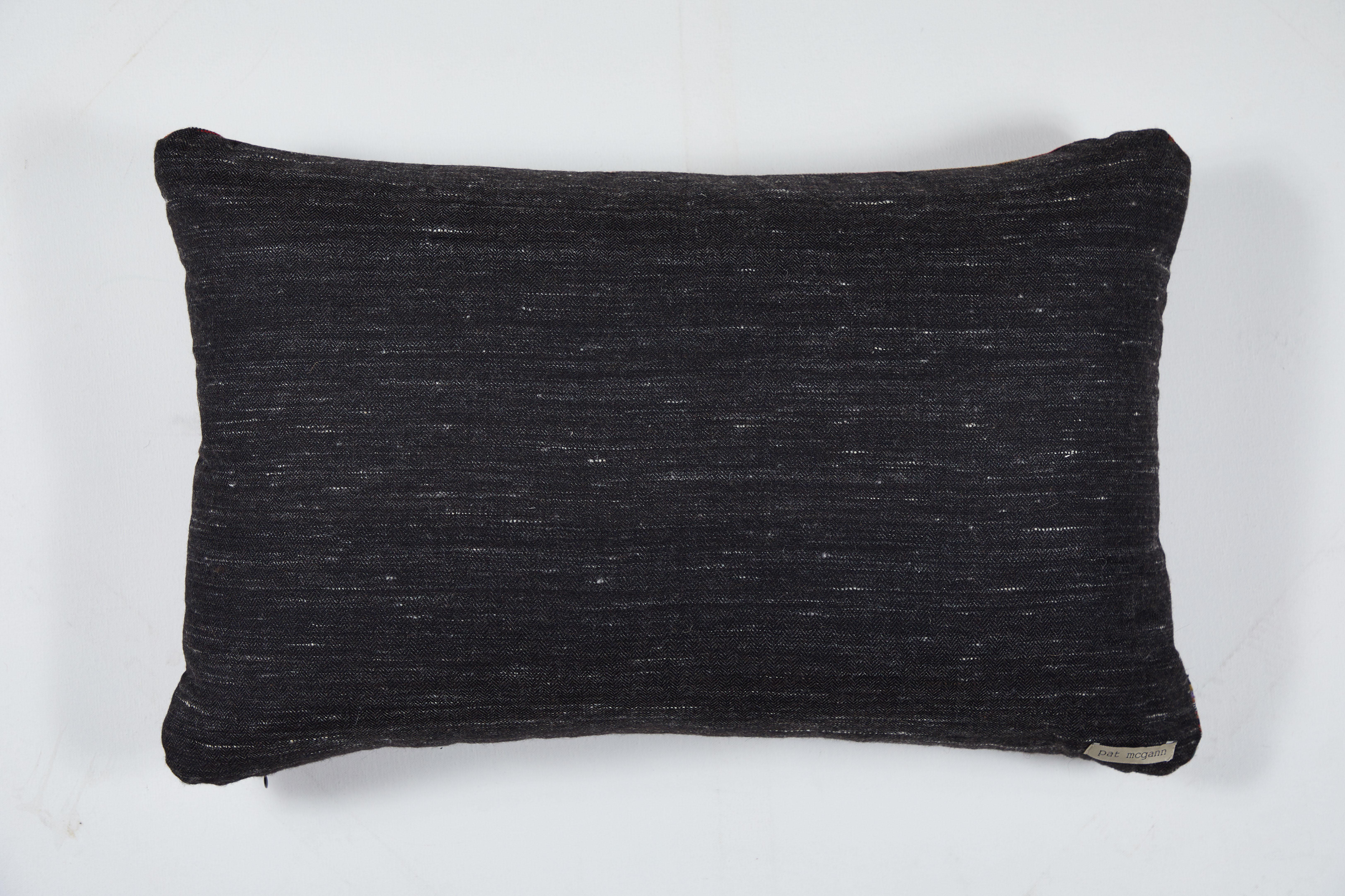 Contemporary Indian Handwoven Yak Wool Pillow For Sale