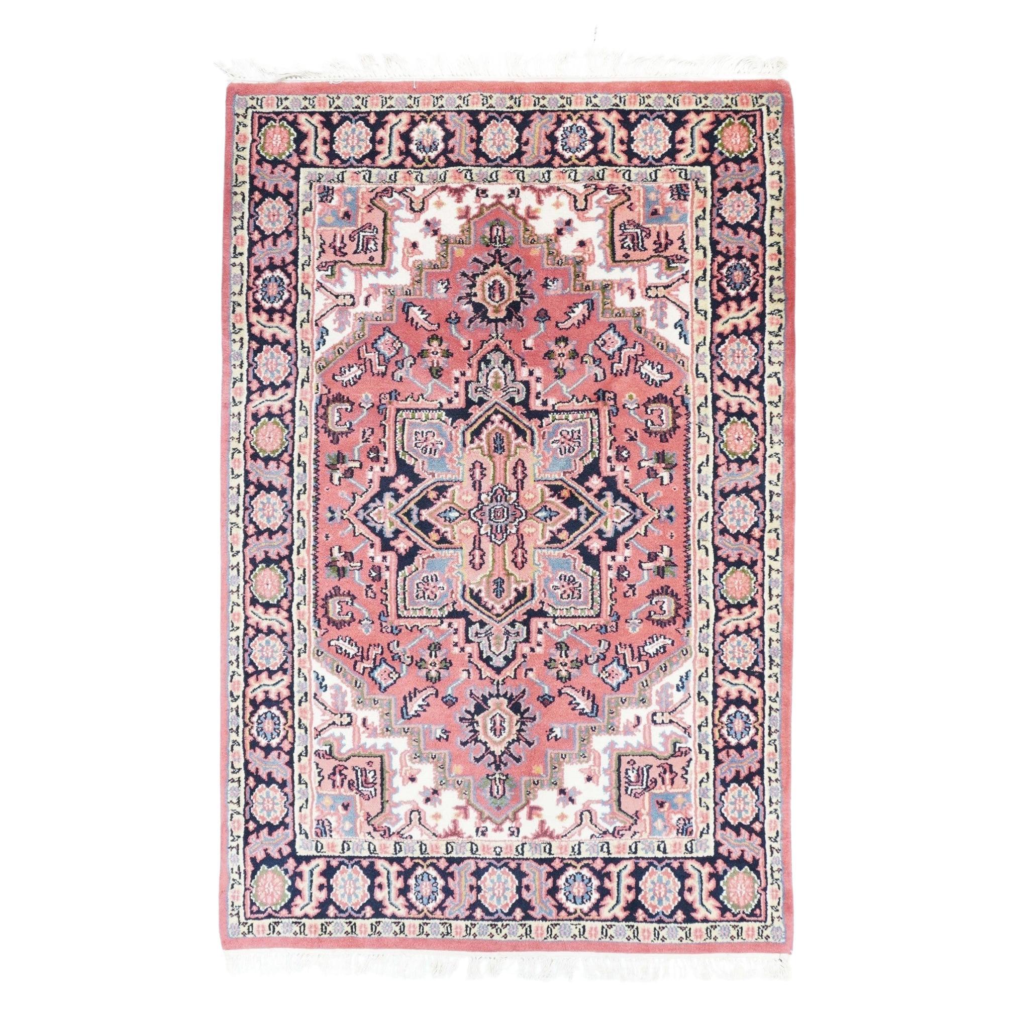Indian Heriz Rug 3'11'' x 5'11''