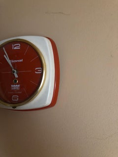 Indian HES Wall Clock in Heavy Metal Case