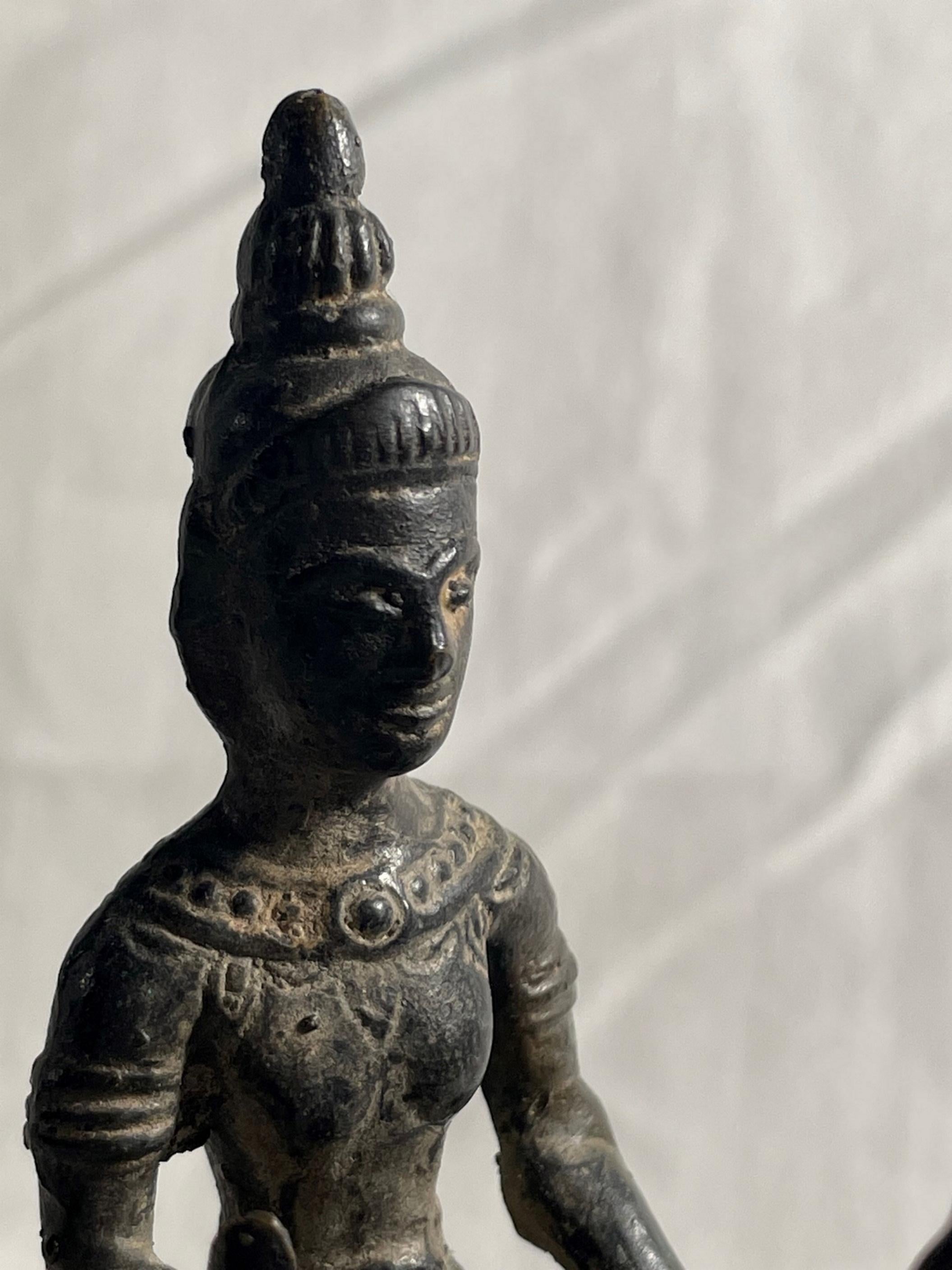 Indian Hindu Bronze Sculpture of Khandoba, 17th / 18th Century For Sale 1