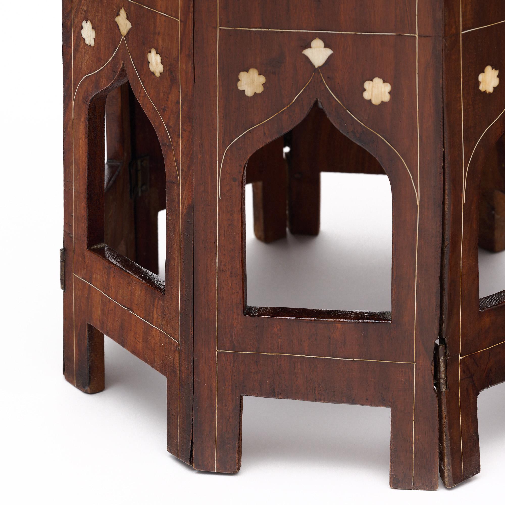 Indian Hoshiarpur Side table with Bone Inlay 3