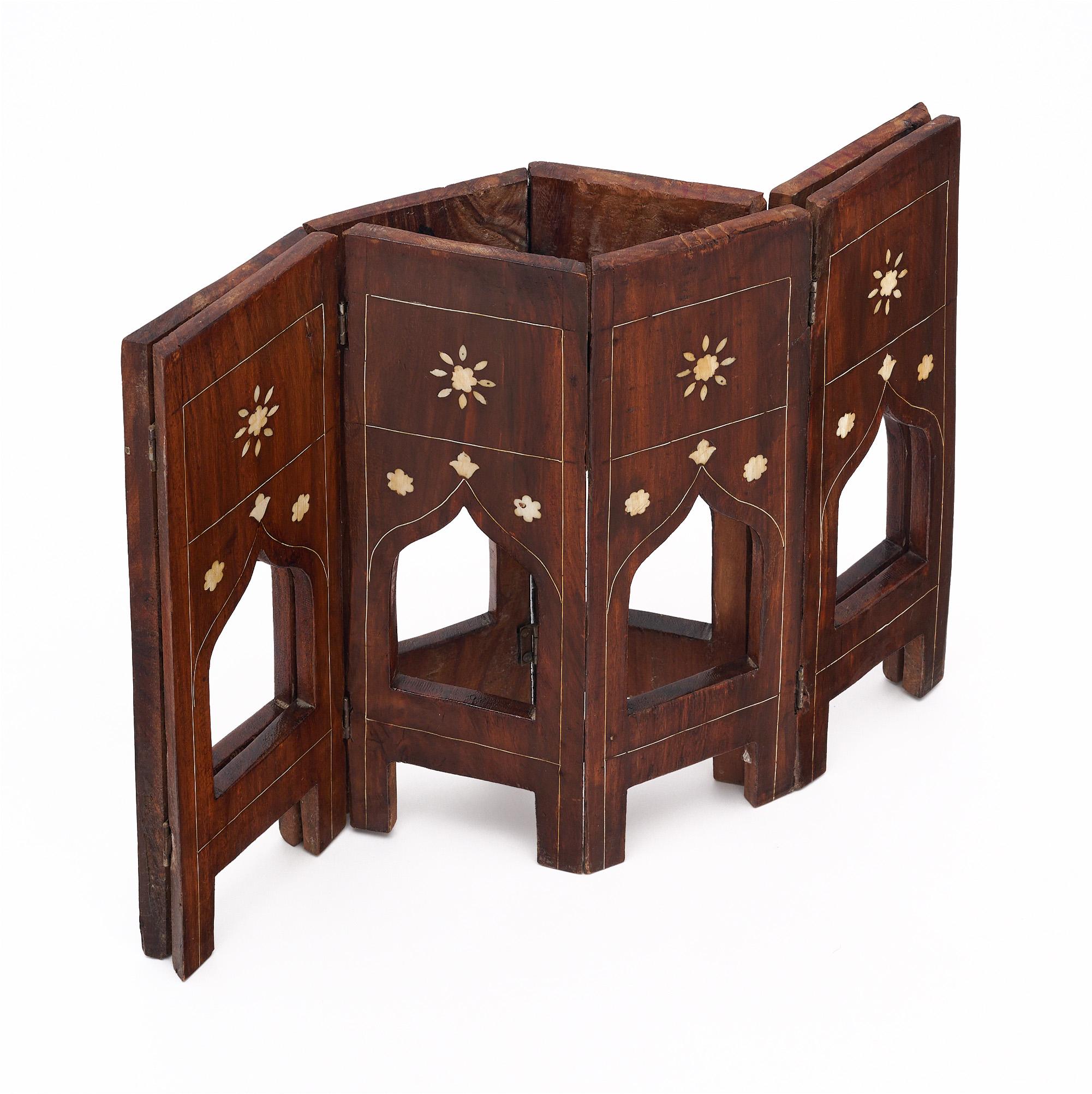 Indian Hoshiarpur Side table with Bone Inlay 5