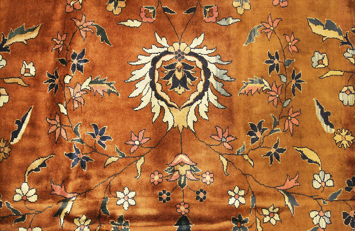 19th Century Indian Indosaruk Rug For Sale