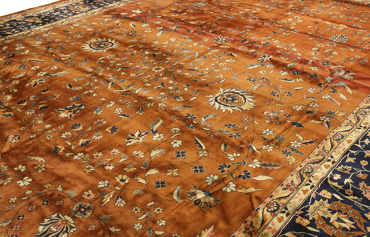 Wool Indian Indosaruk Rug For Sale