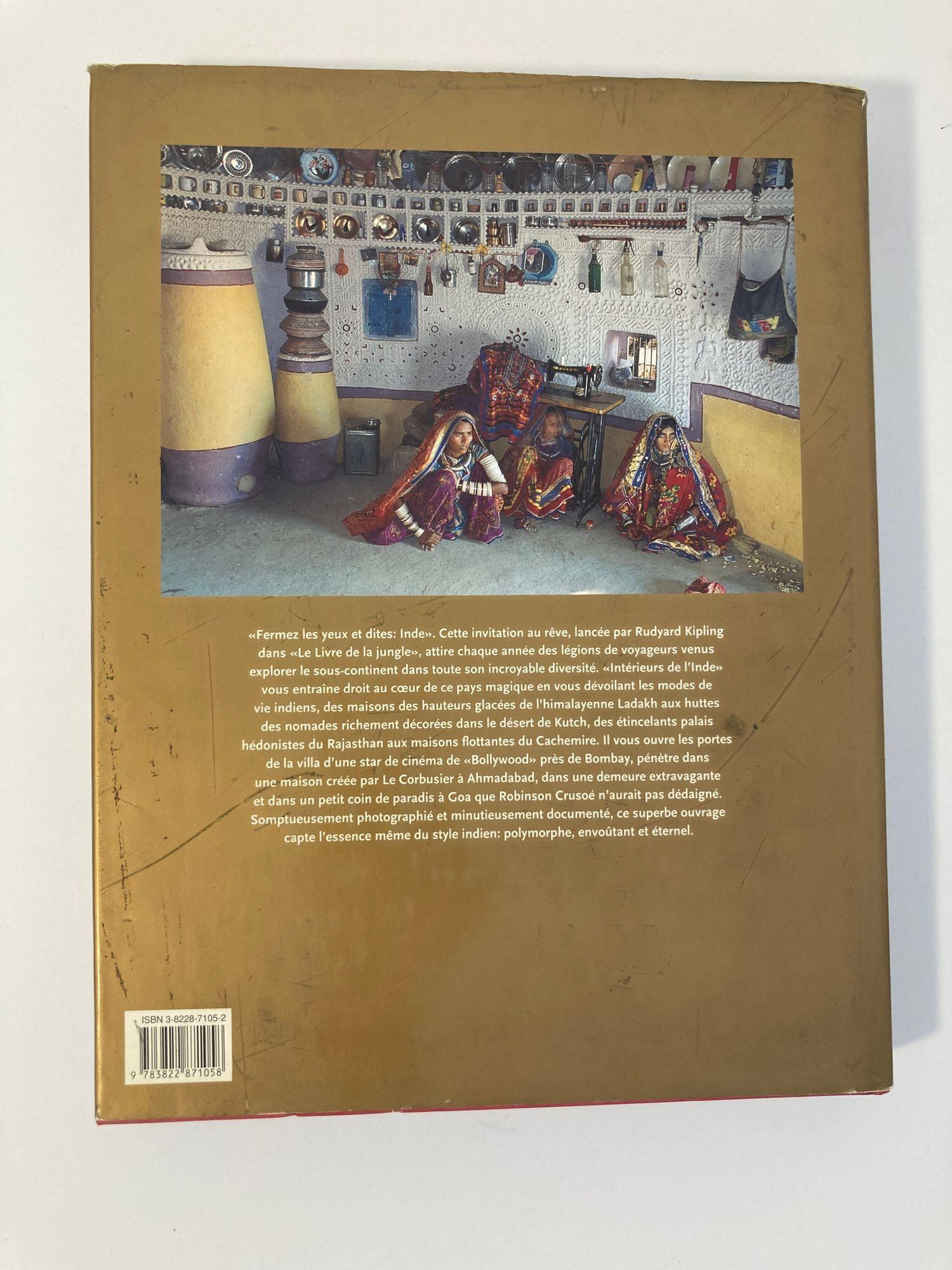 Indian Interiors Hardcover Book Taschen 1999 by Sunil Sethi In Fair Condition For Sale In North Hollywood, CA
