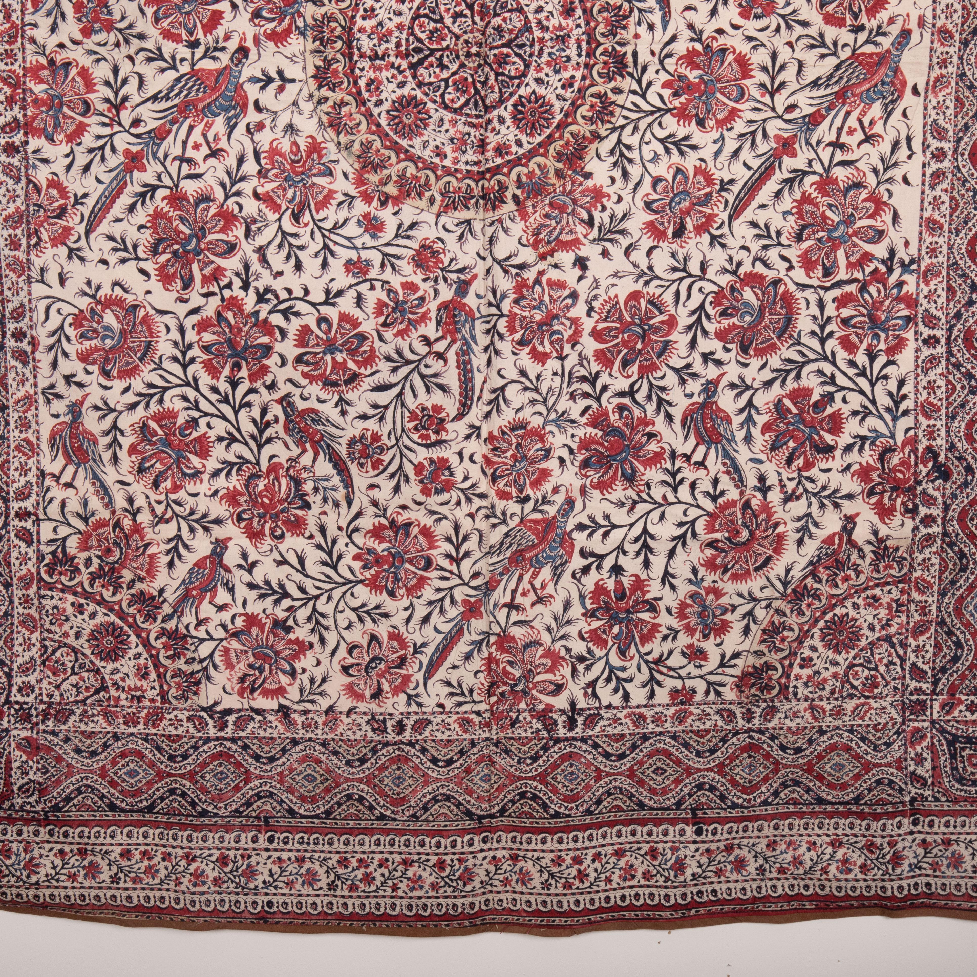 Kalamkari Panneau indien en kalamkari, Inde, 19e siècle en vente