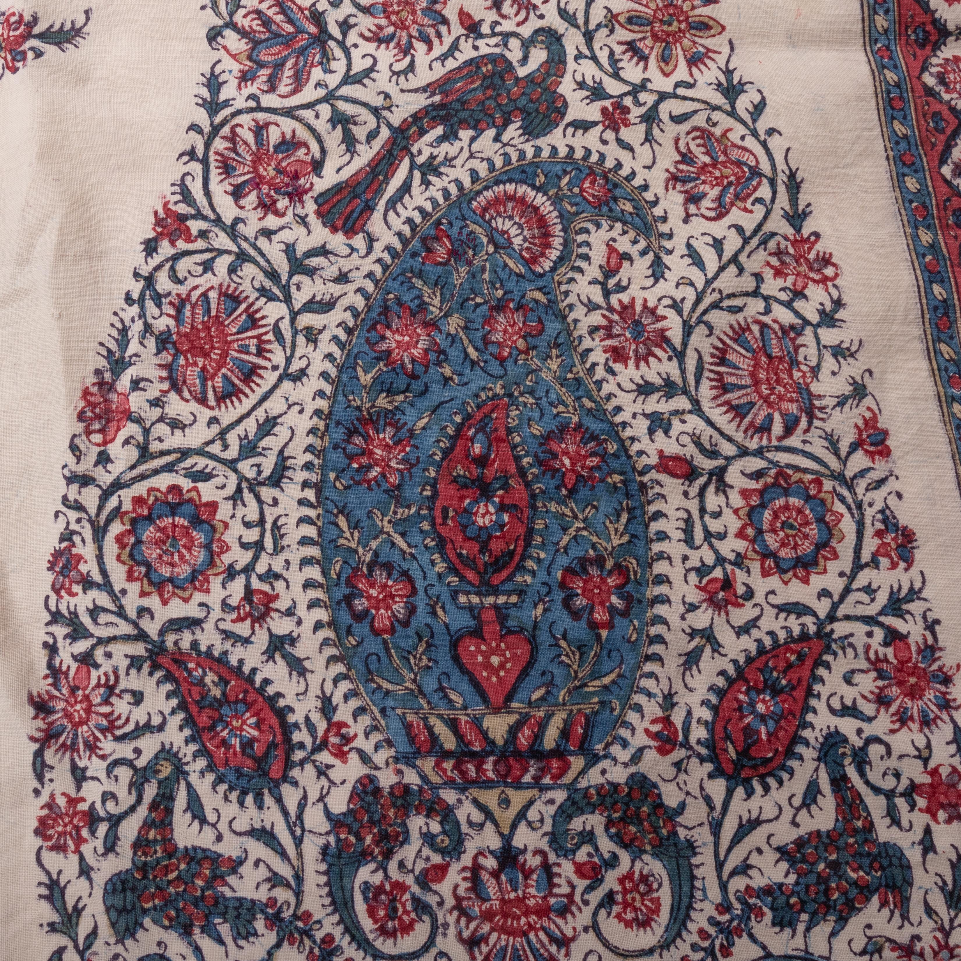 Panneau indien en kalamkari, fin du XIXe siècle en vente 6
