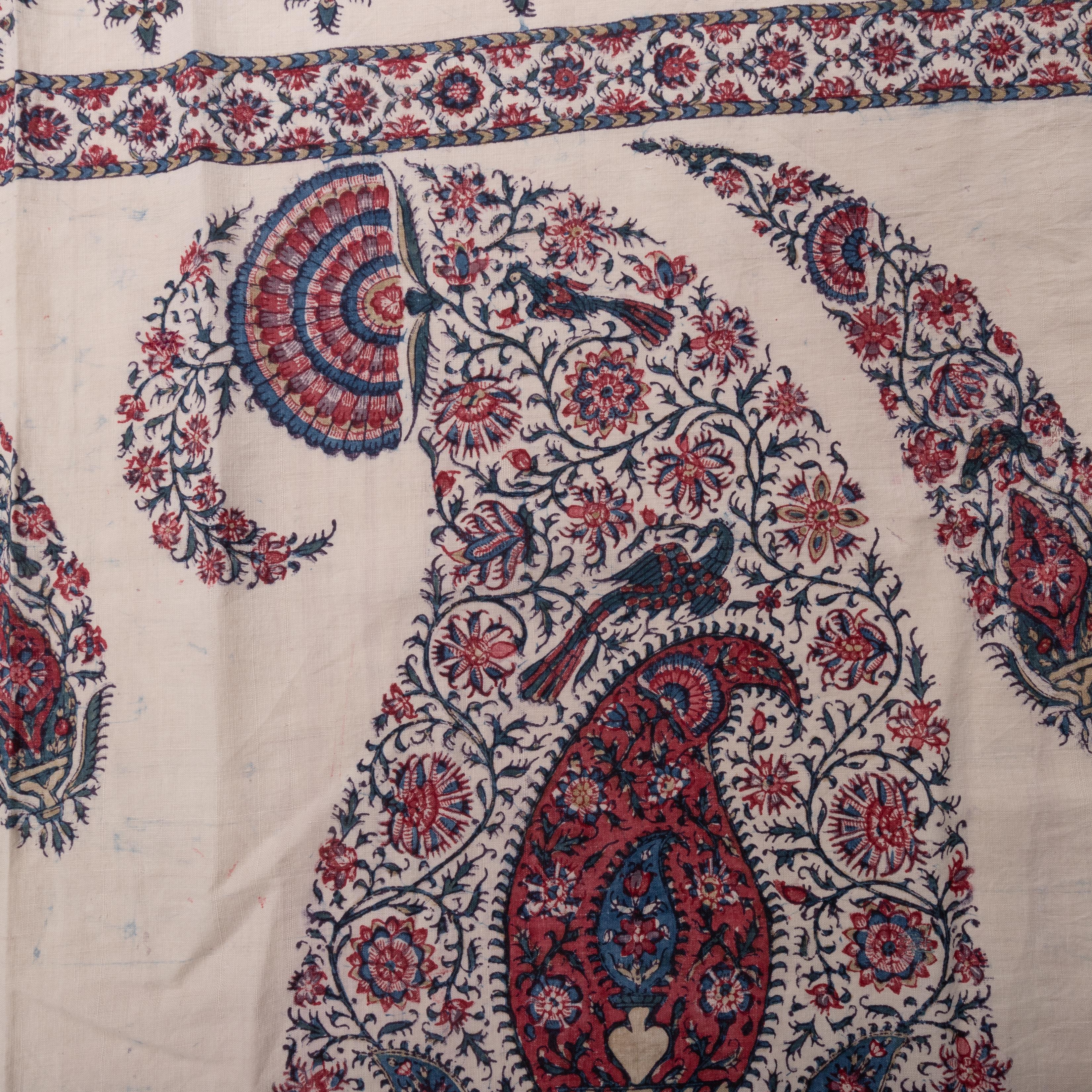 Panneau indien en kalamkari, fin du XIXe siècle en vente 7