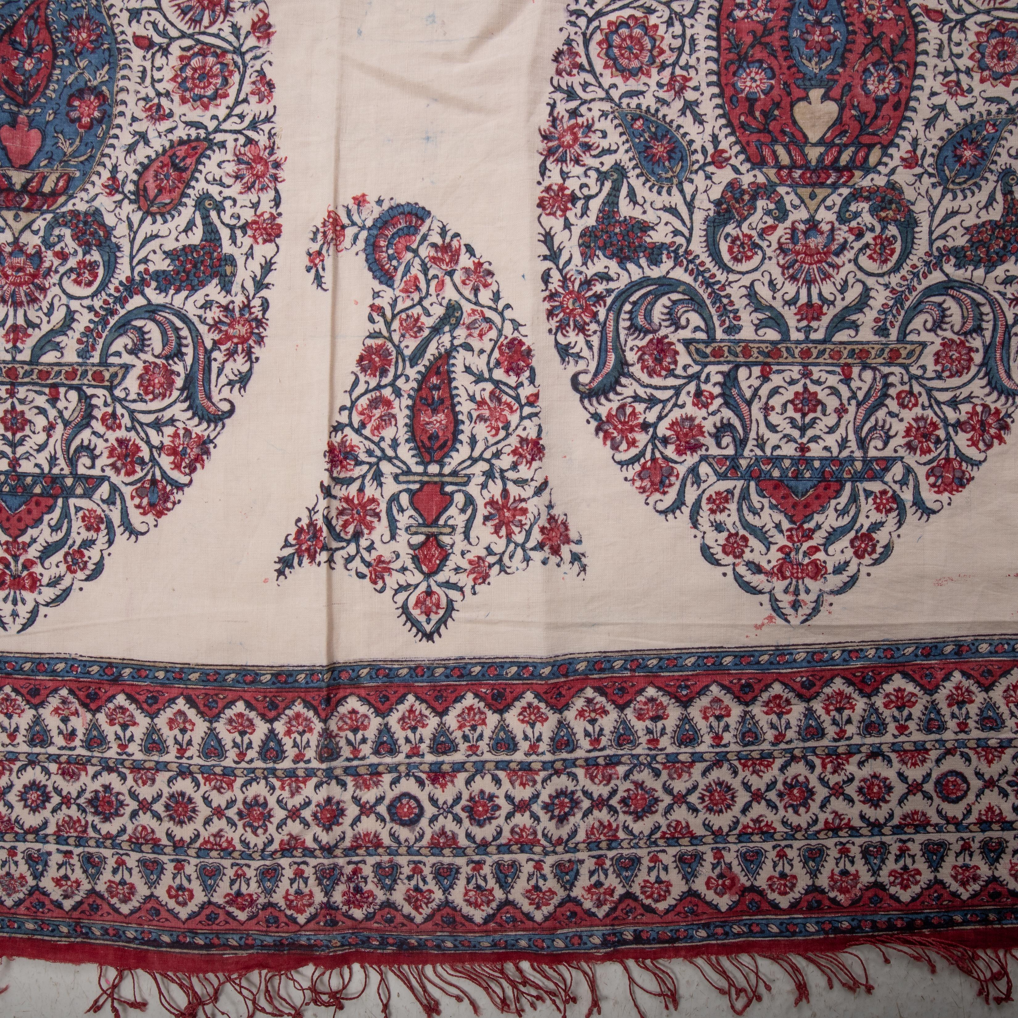 Panneau indien en kalamkari, fin du XIXe siècle en vente 8