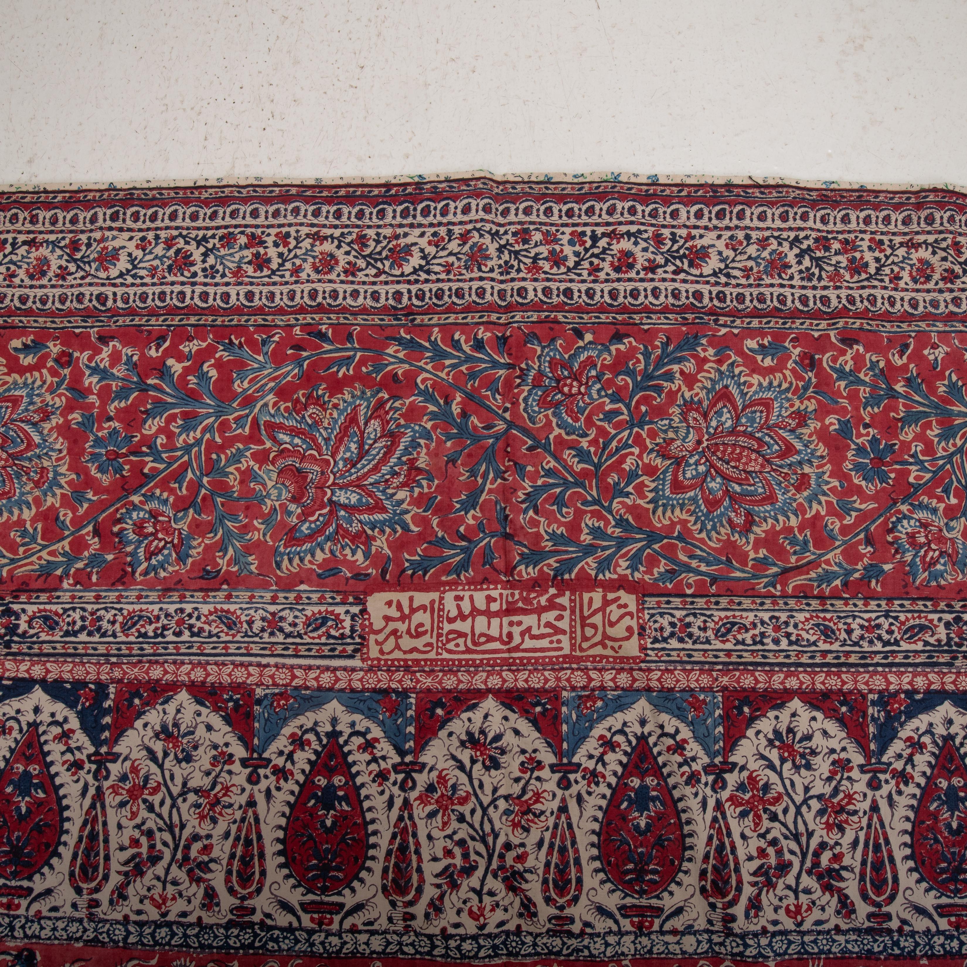 Panneau indien en kalamkari, fin du XIXe siècle en vente 10