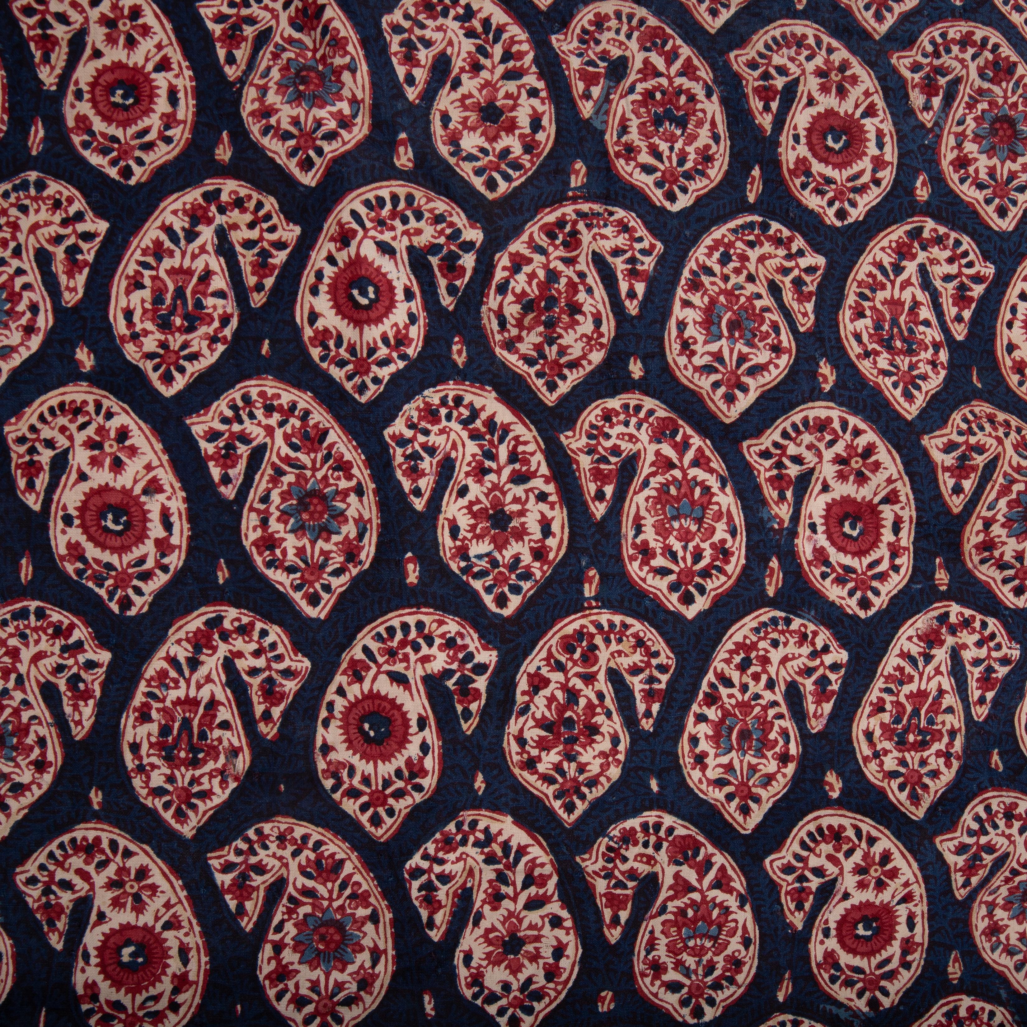Panel de Kalamkari indio, finales del siglo XIX en venta 12