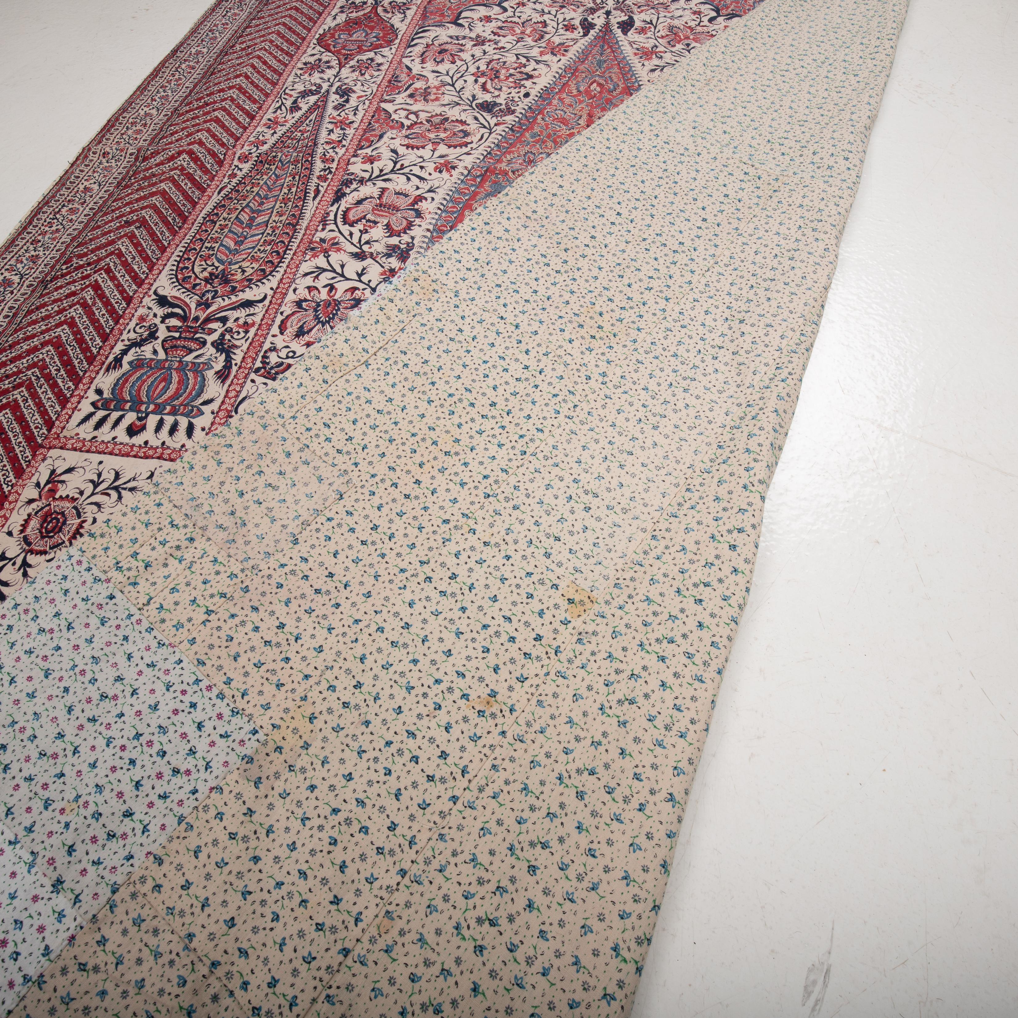 Panneau indien en kalamkari, fin du XIXe siècle en vente 13