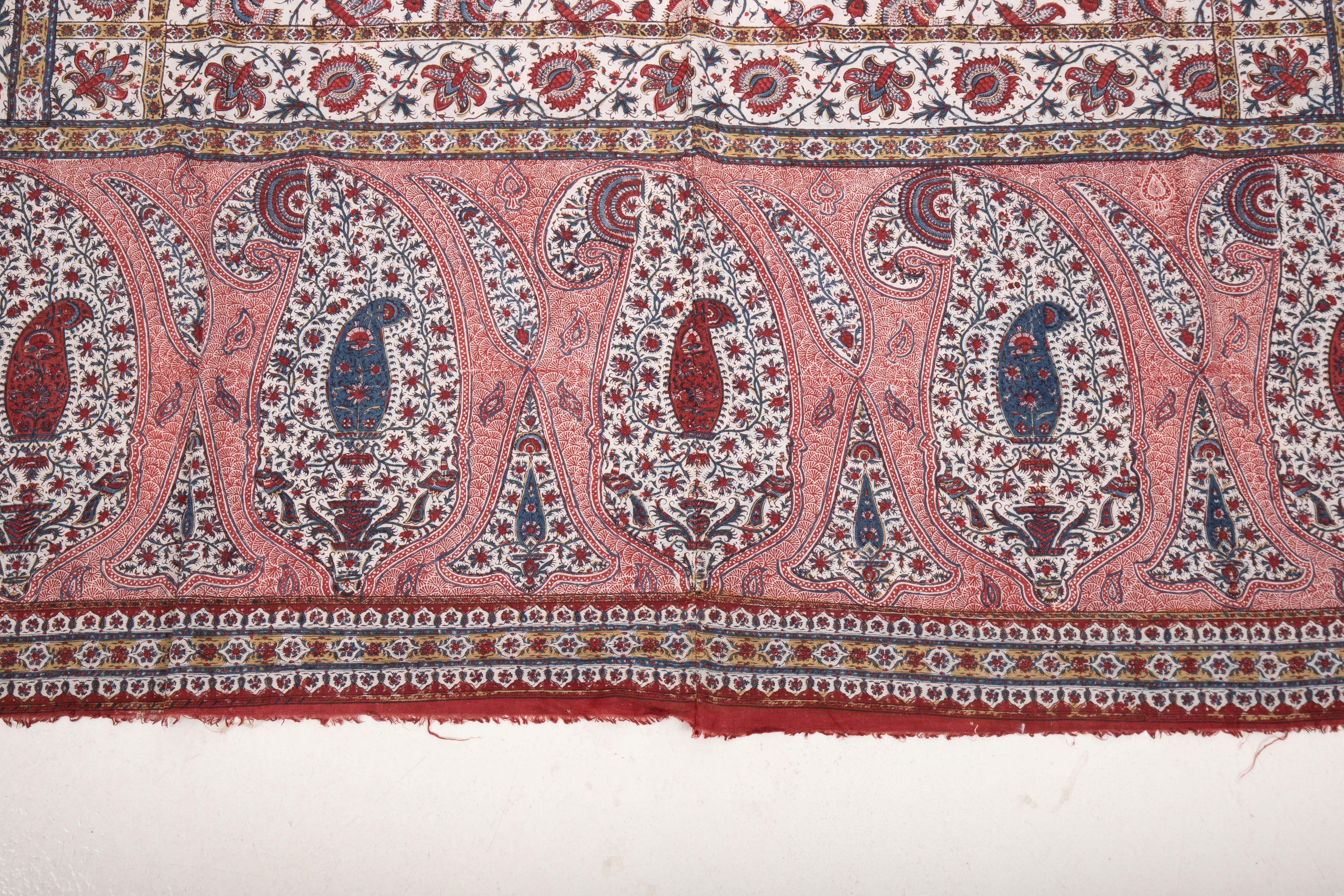 Indian Kalamkari Panel, late 19th C. In Good Condition For Sale In Istanbul, TR