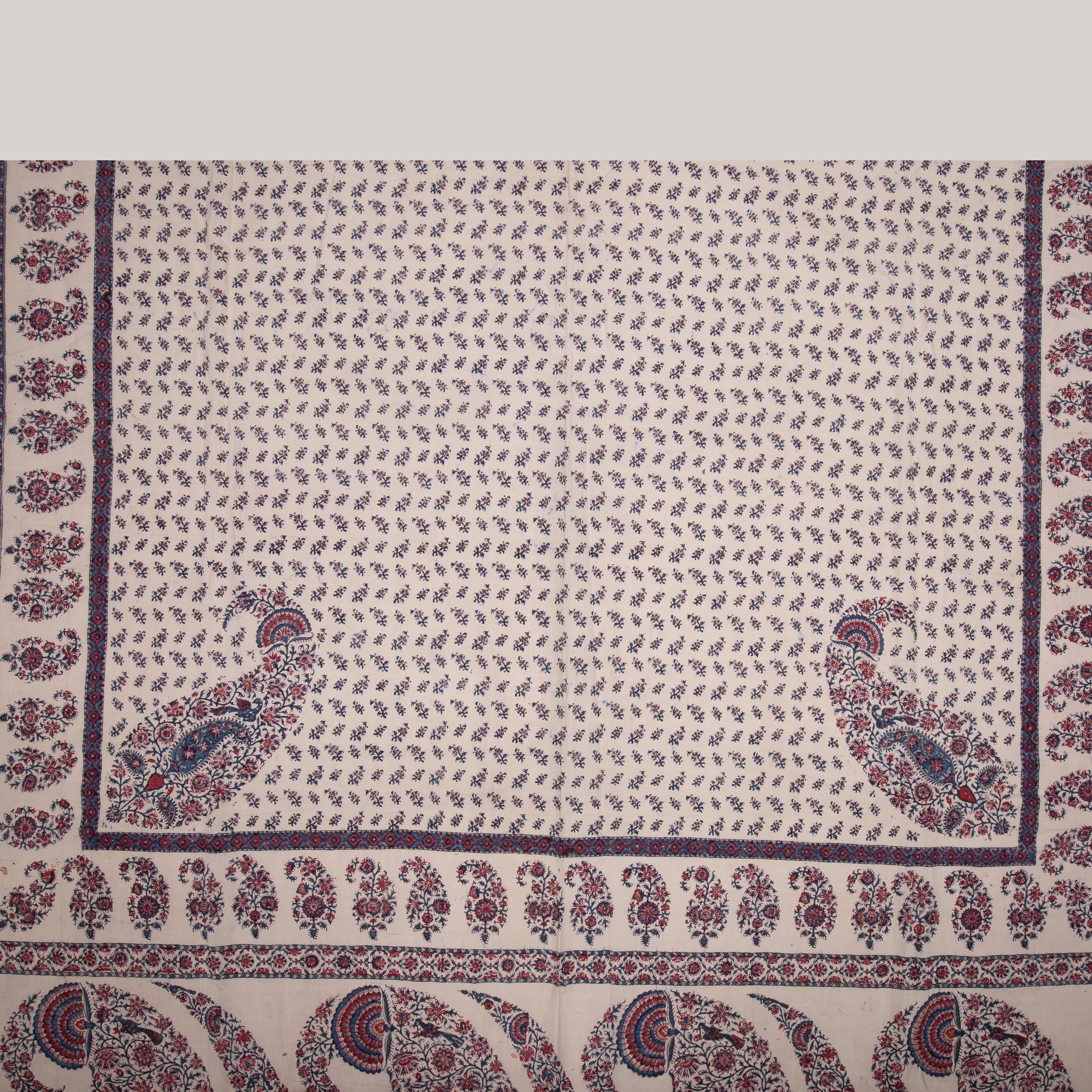 Panneau indien en kalamkari, fin du XIXe siècle en vente 1