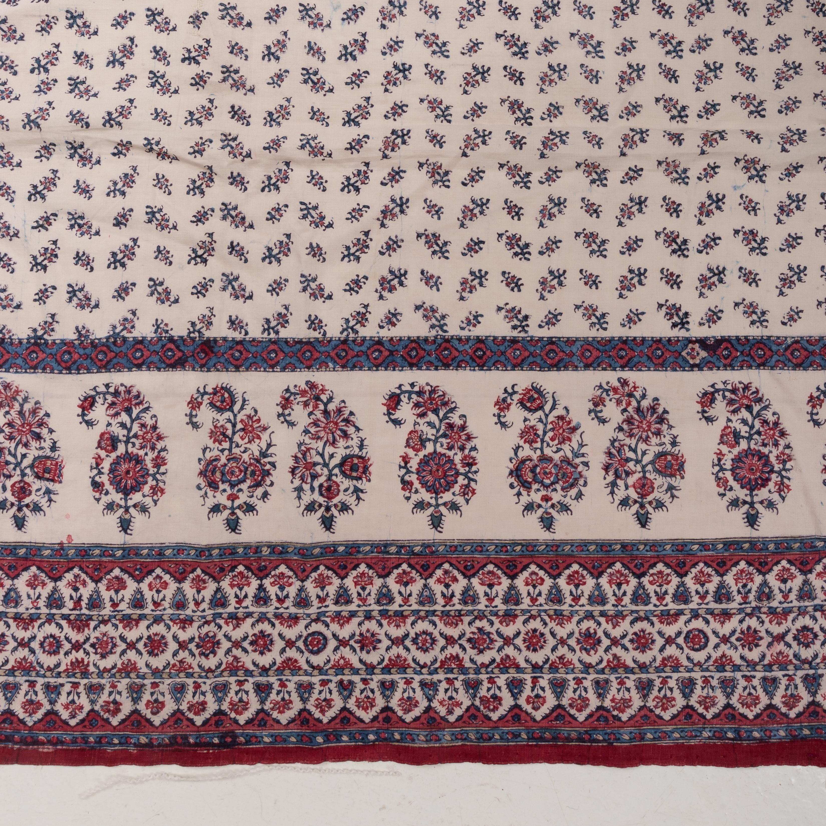 Panneau indien en kalamkari, fin du XIXe siècle en vente 2