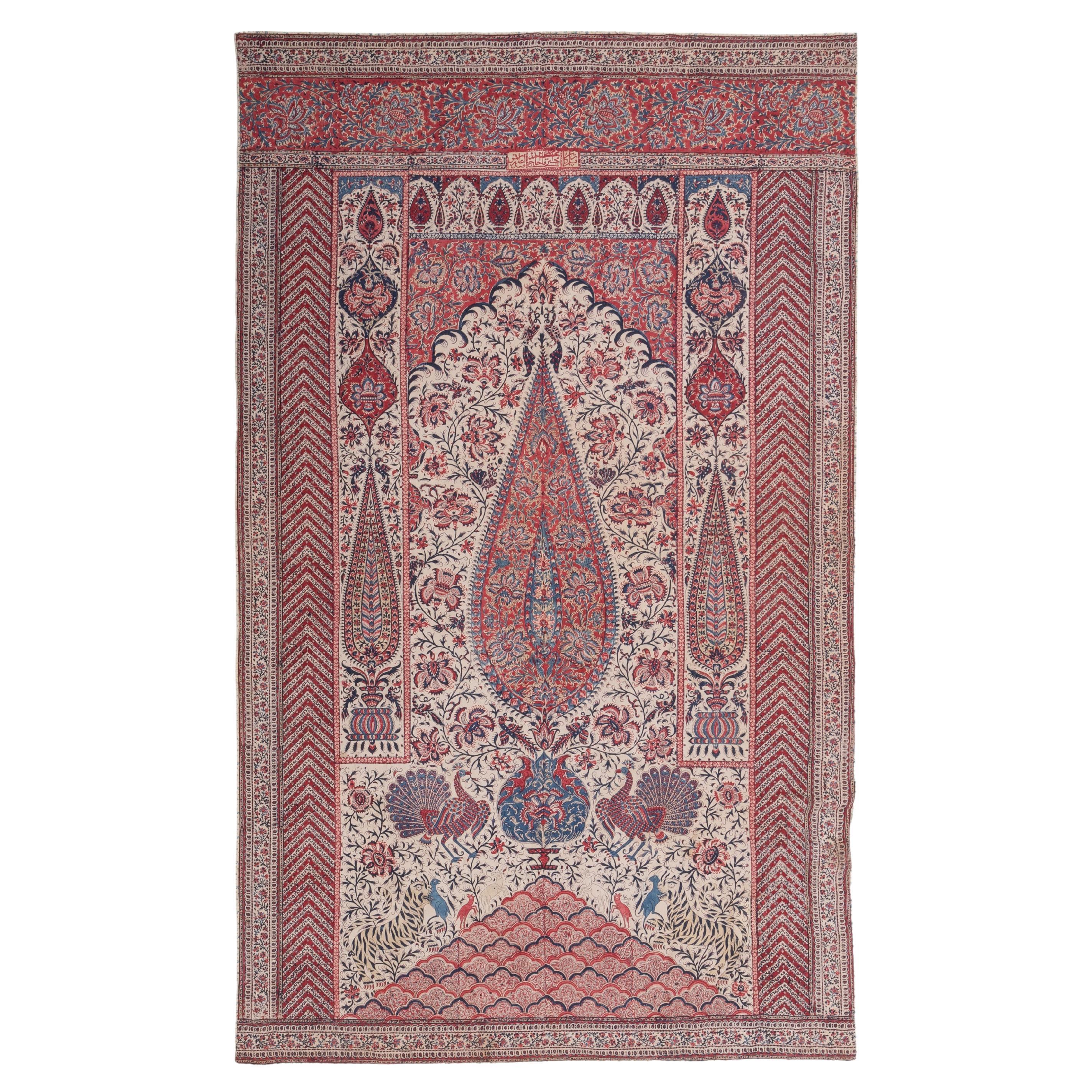 Indian Kalamkari Panel, late 19th C.