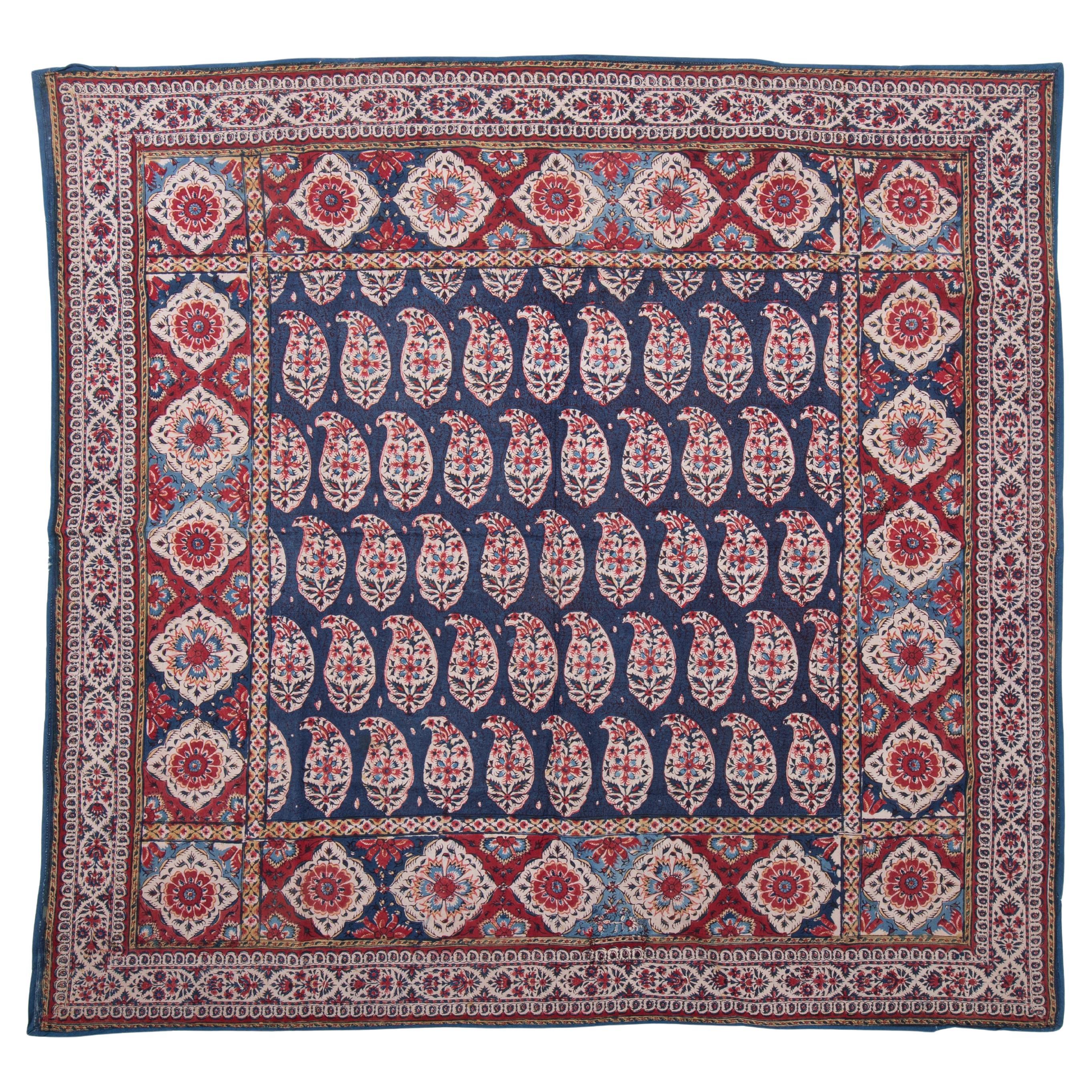 Indian Kalamkari Panel, Late 19th Century.