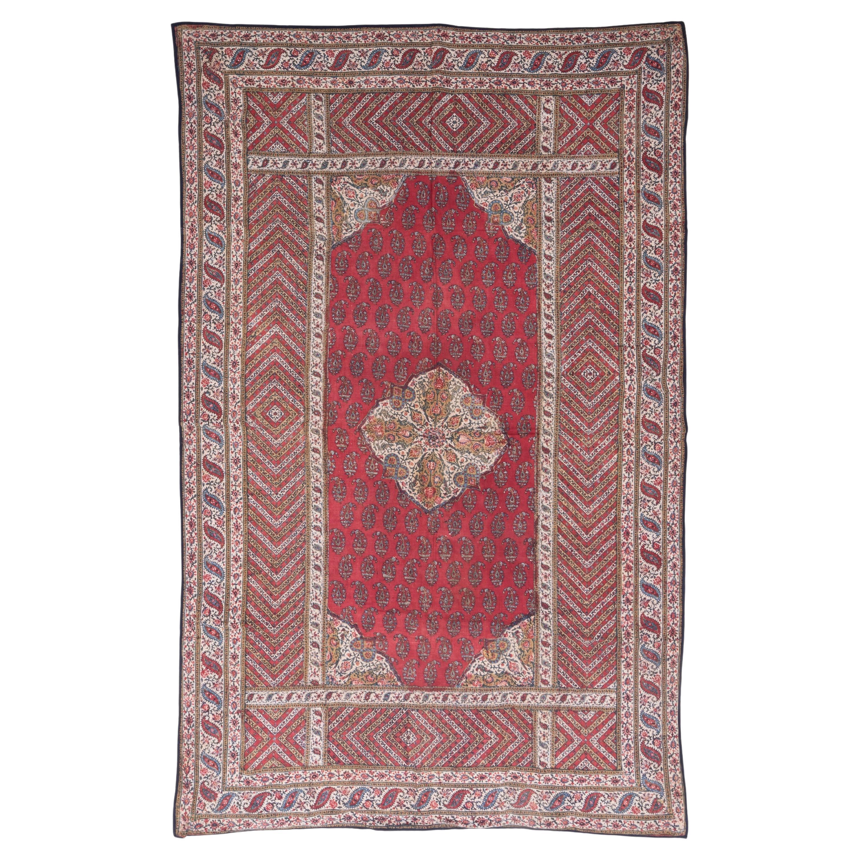 Indian Kalamkari Panel, Late 19th Century.
