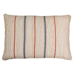 Indian Kantha Stitched Pillow