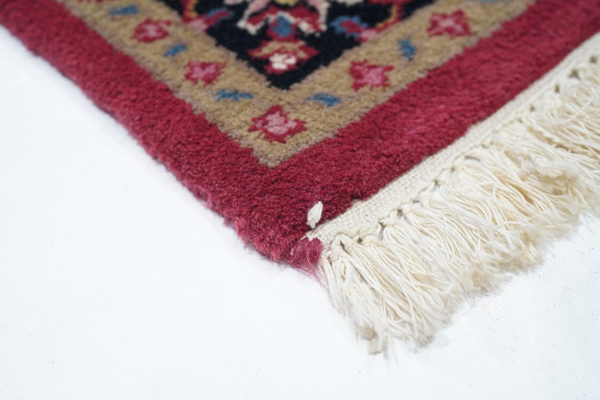 Indischer Kashan-Teppich 3'0