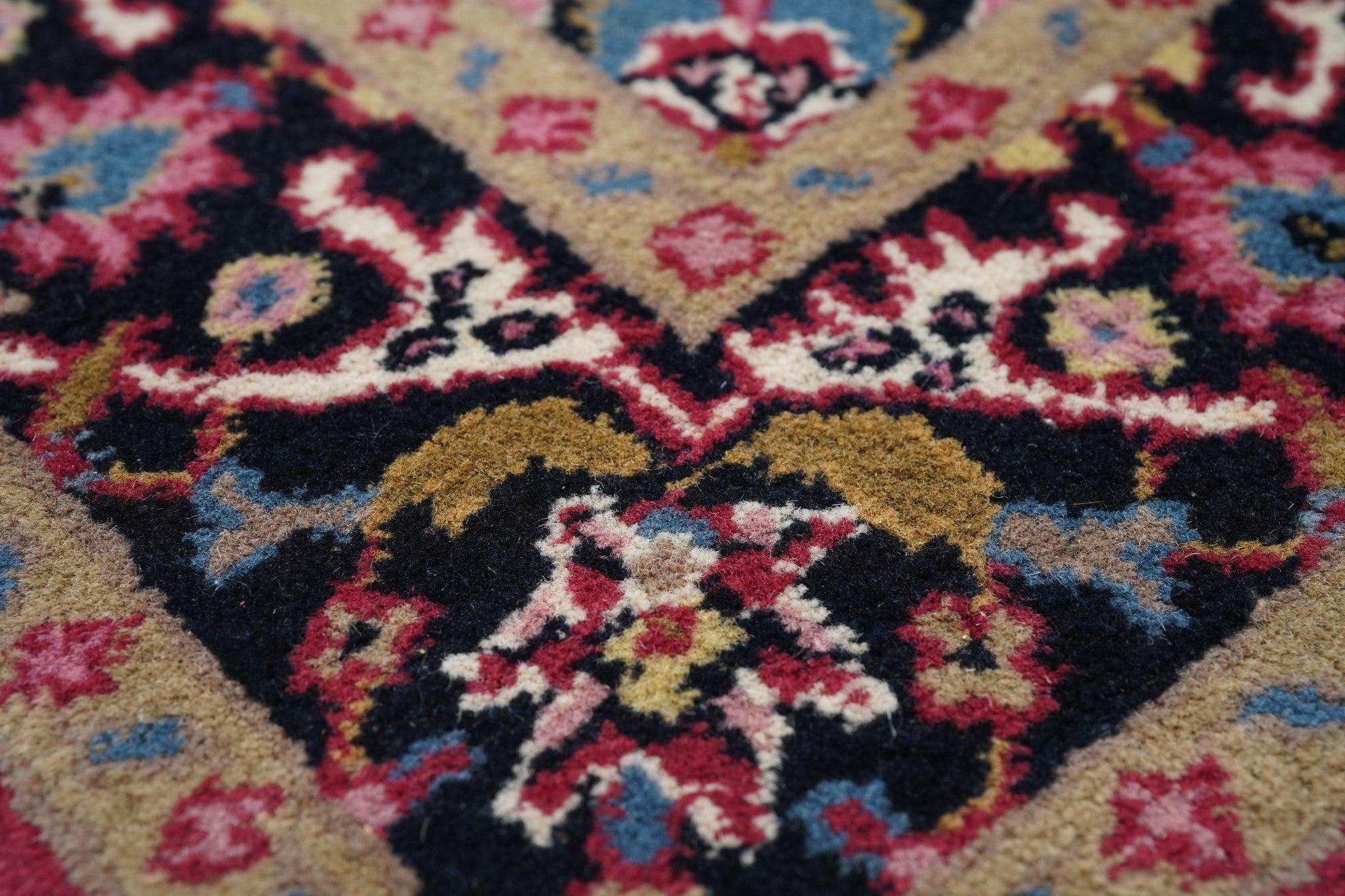 Indischer Kashan-Teppich 3'0