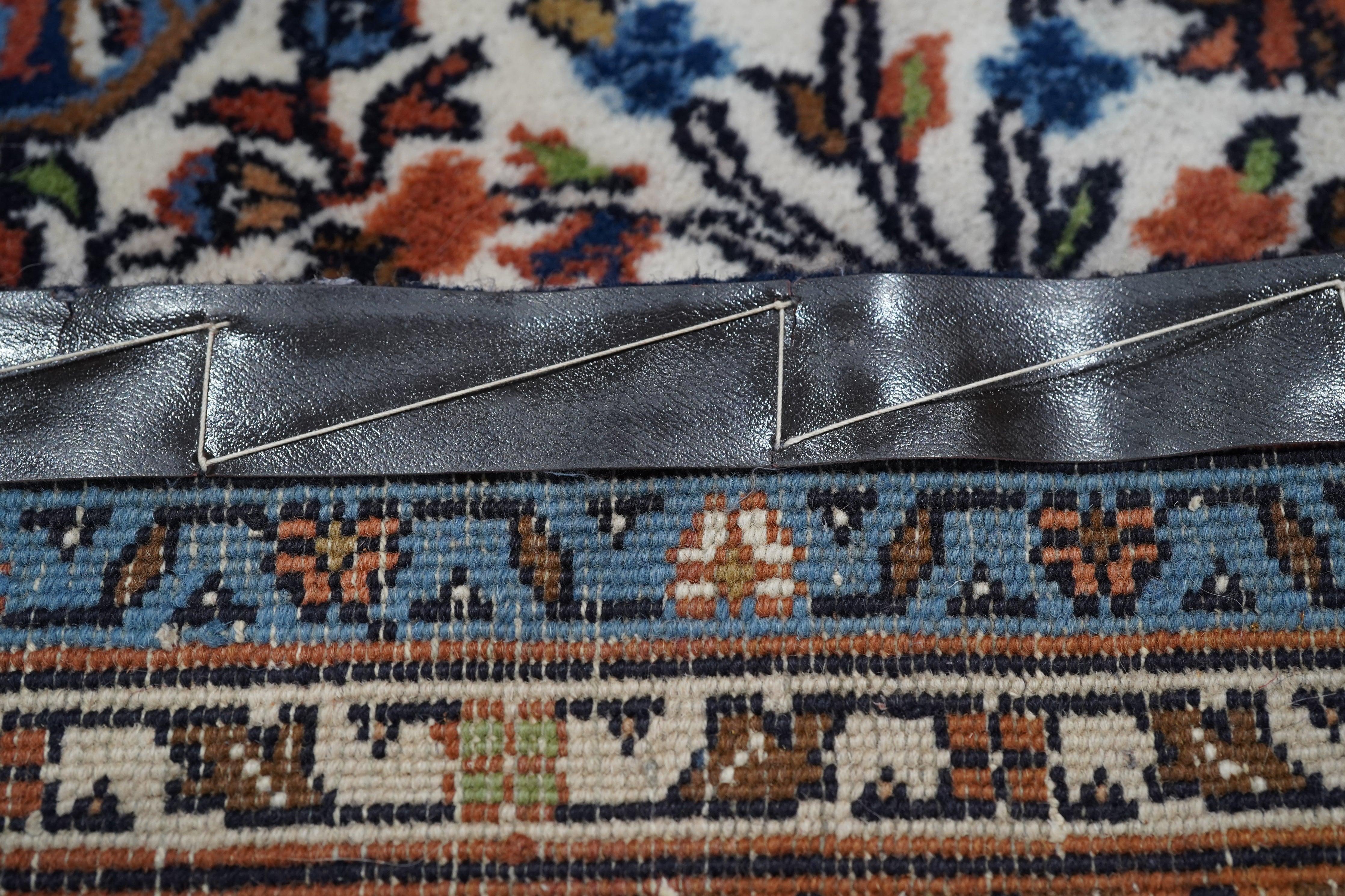 Indian Kashan Rug 6'4'' x 9'10'' For Sale 7