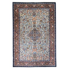 Tappeto indiano Kashan 6'4'' x 9'10''