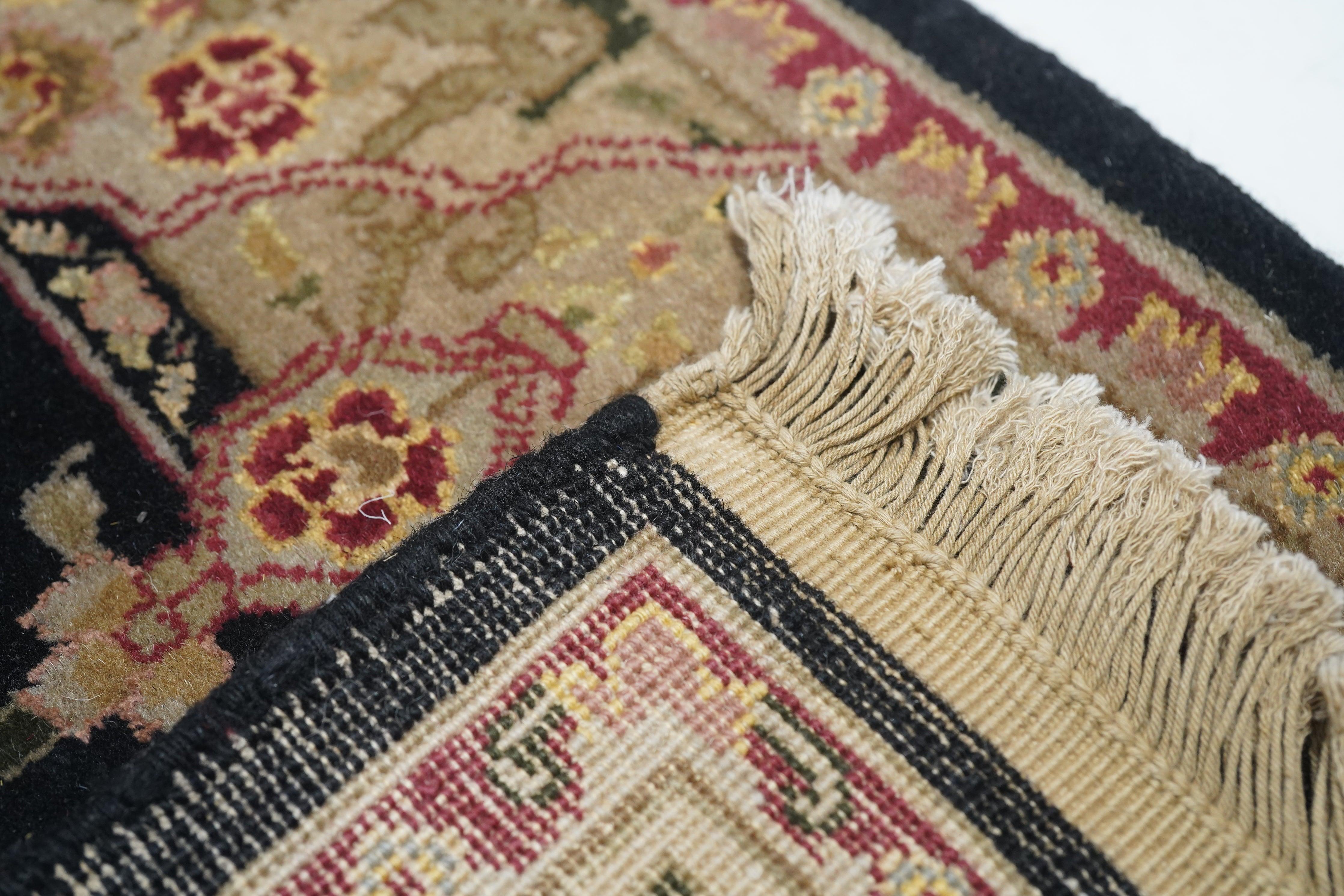 Runner indiano Kashan 2'3'' x 10'0'' in vendita 3