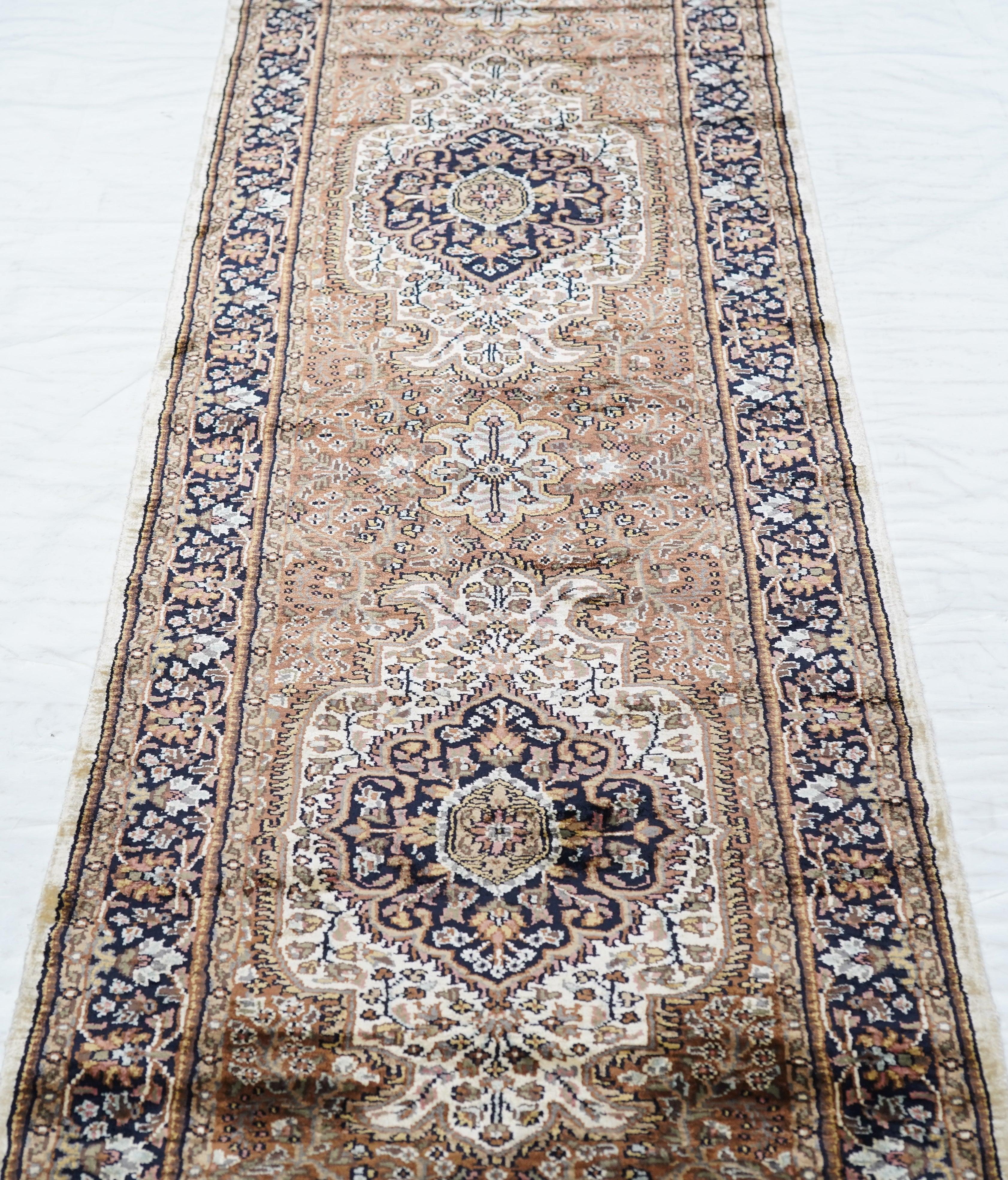 Indian Kashmir Runner 2'5'' x 8'3'' For Sale 2