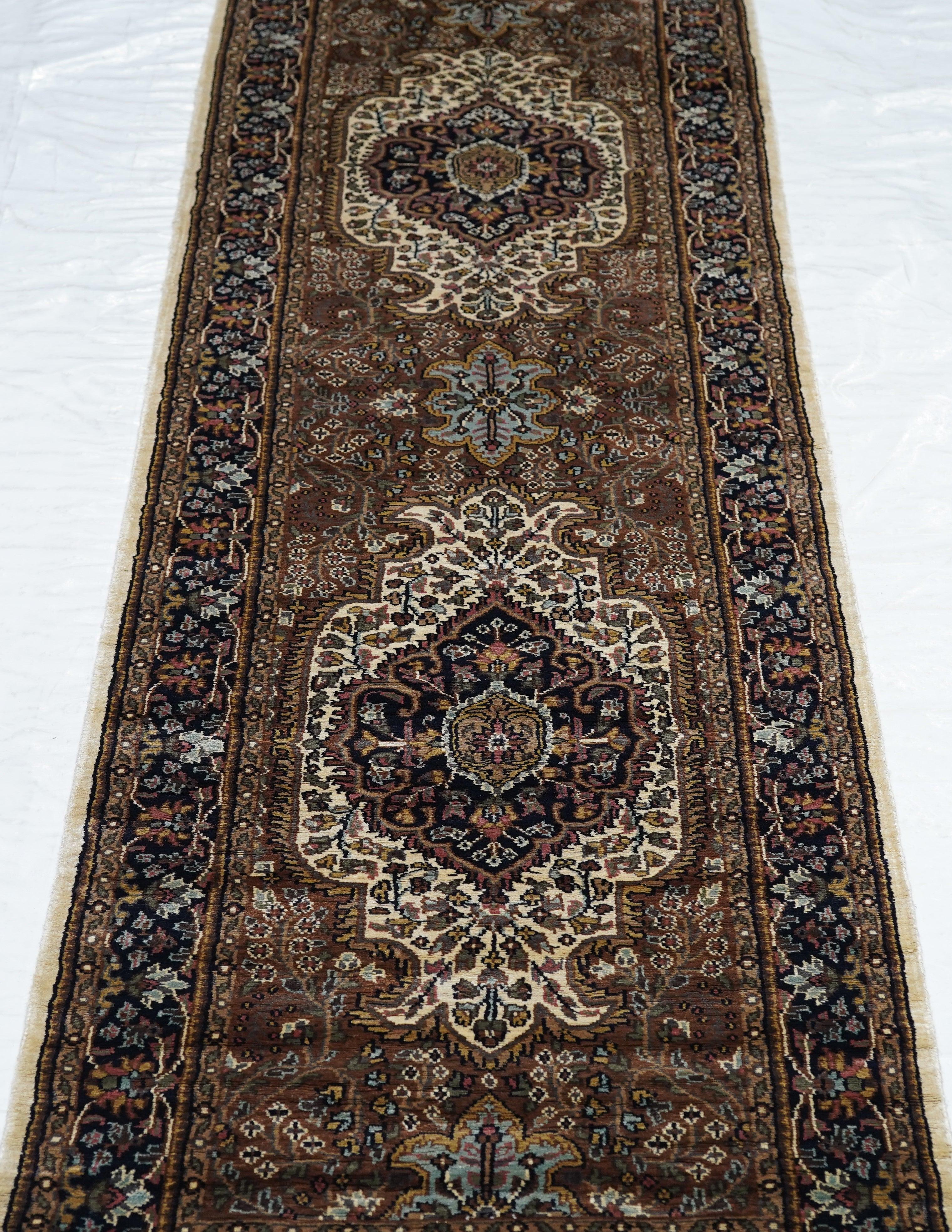 Indian Kashmir Runner 2'5'' x 8'3'' For Sale 3