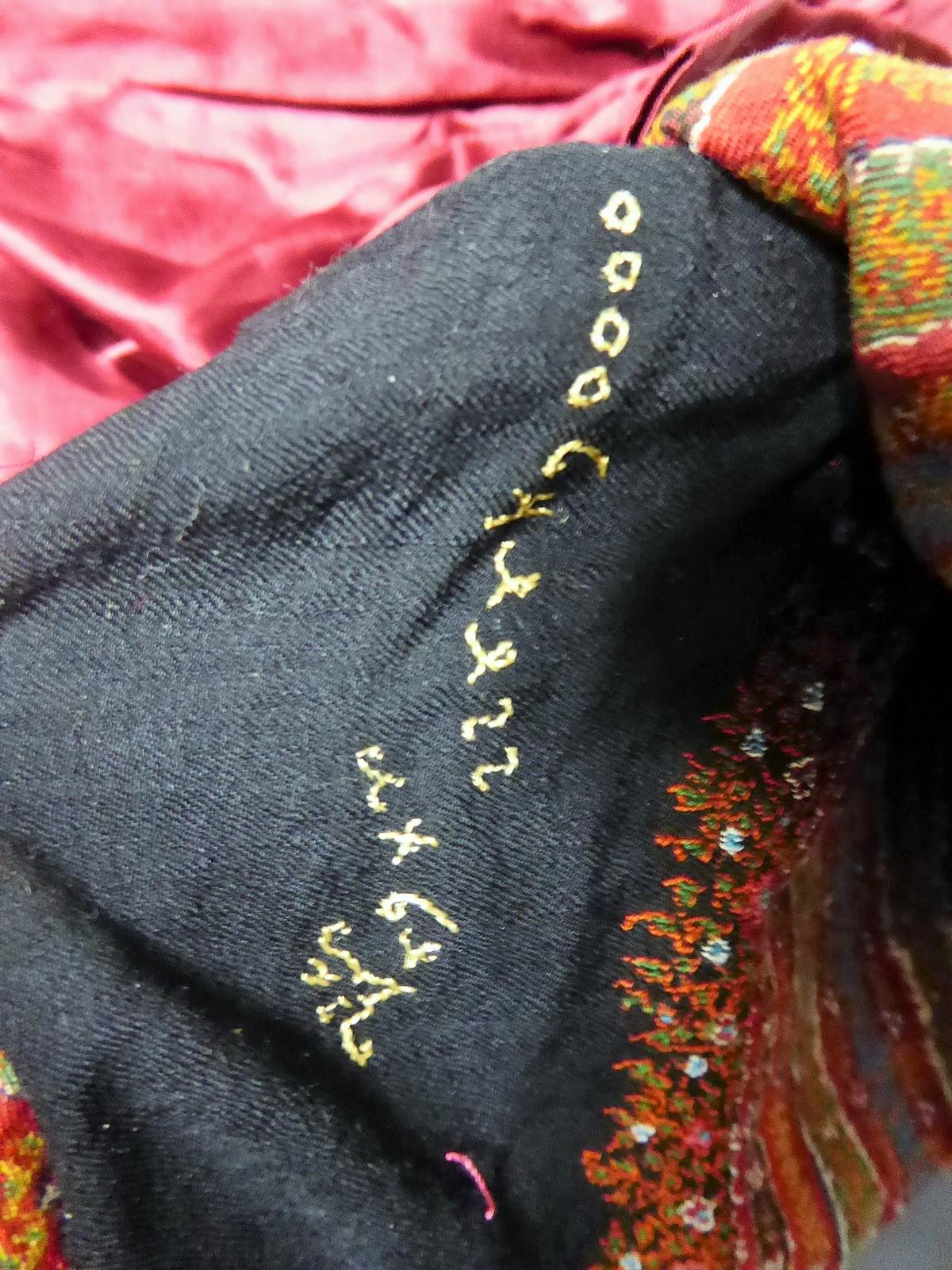 Indian Kashmir shawl Cape Coat Circa 1860/75 7
