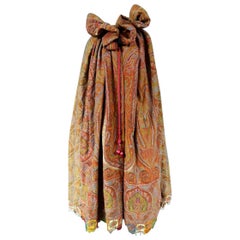 Antique Indian Kashmir shawl Cape Coat Circa 1860/75
