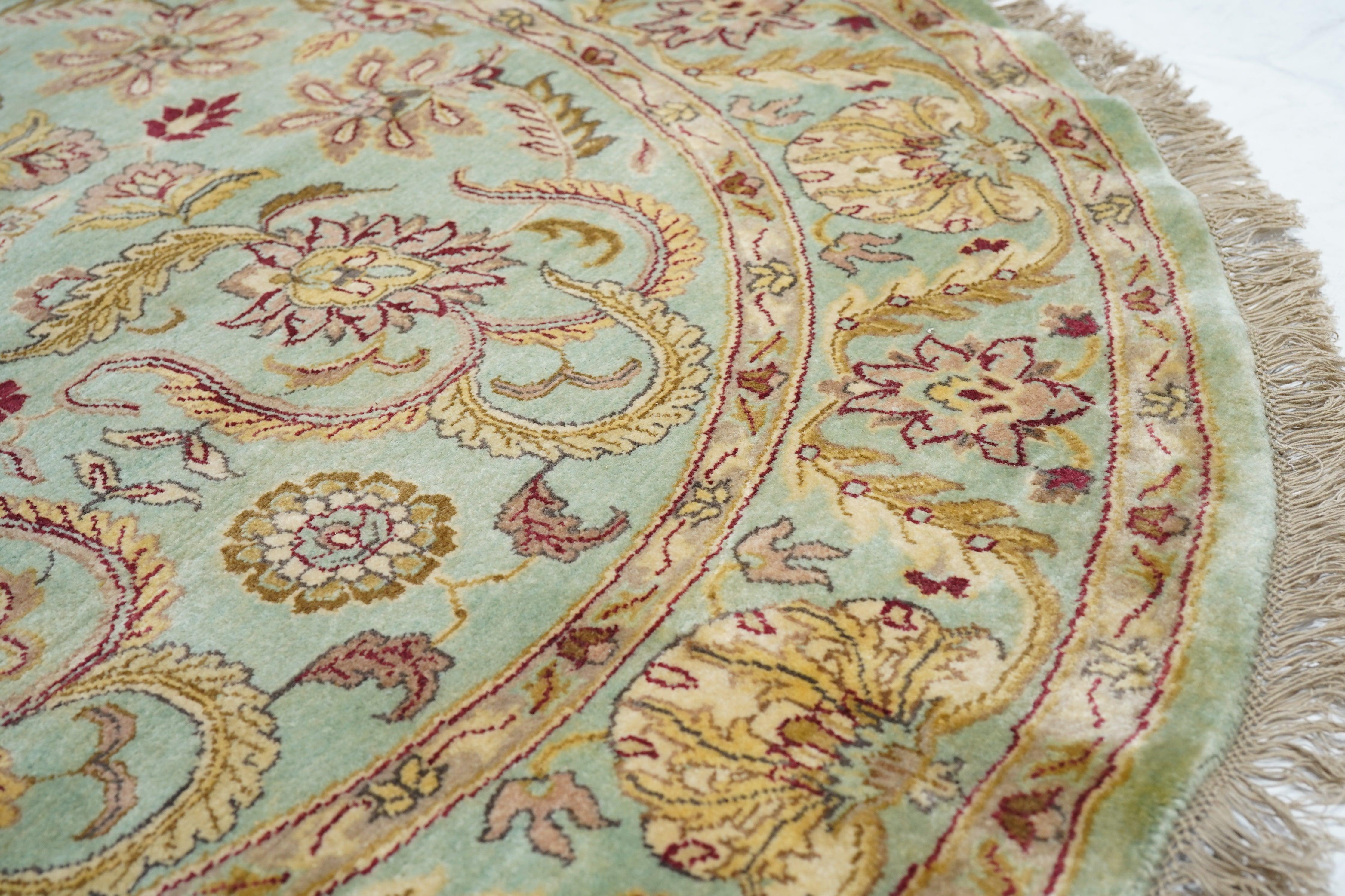 XXI secolo e contemporaneo Tappeto Khorasan indiano 5'11'' x 6'0'' in vendita