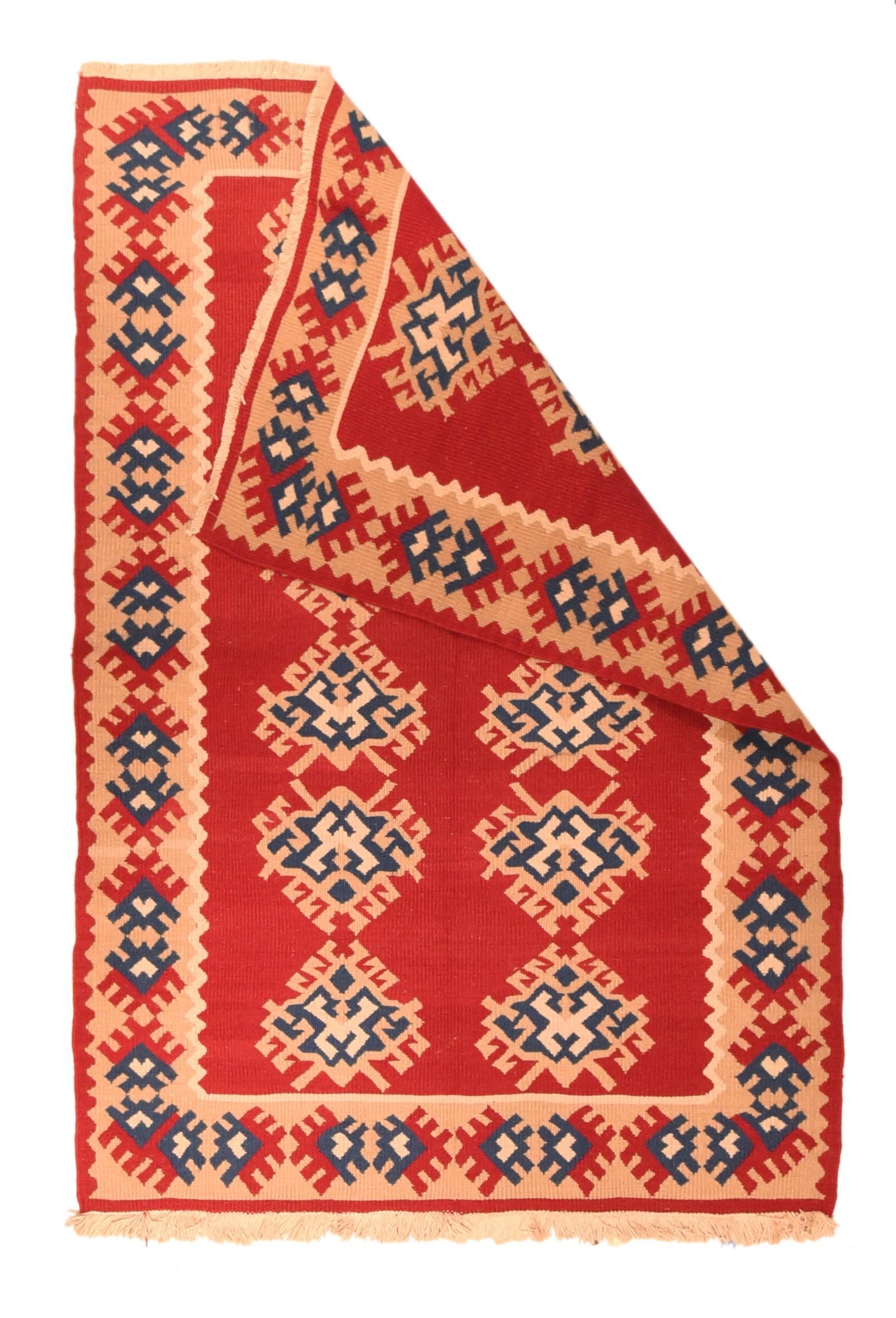 Indischer Kilim-Teppich 4'0
