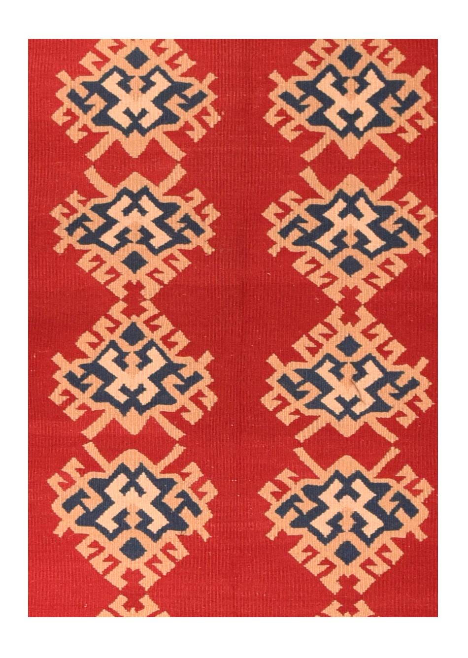 Indischer Kelim-Teppich 4'0