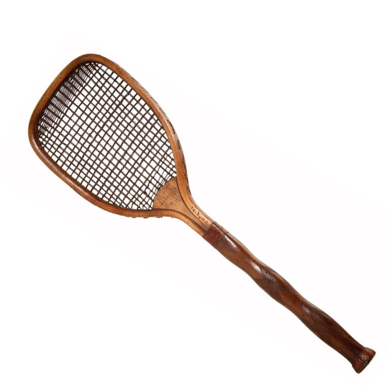 Indian Lawn Tennis Racket For Sale at 1stDibs