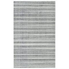 Indian Made Hand-Knotted Contemporary Modern Area Rug