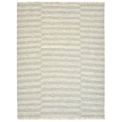 Indian Made Hand Woven Contemporary Flatweave Area Rug