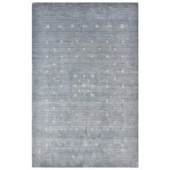 Indian Made Handmade Bohemian Gabbeh Inspired Area Rug