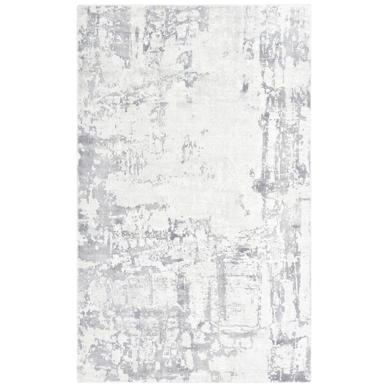 Red and Gold Contemporary Abstract Area Rug For Sale at 1stDibs