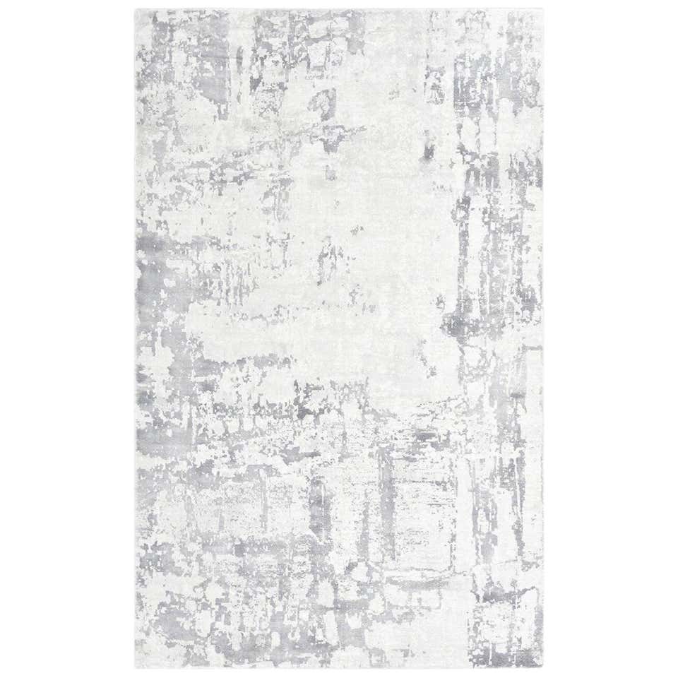 Red and Gold Contemporary Abstract Area Rug For Sale at 1stDibs