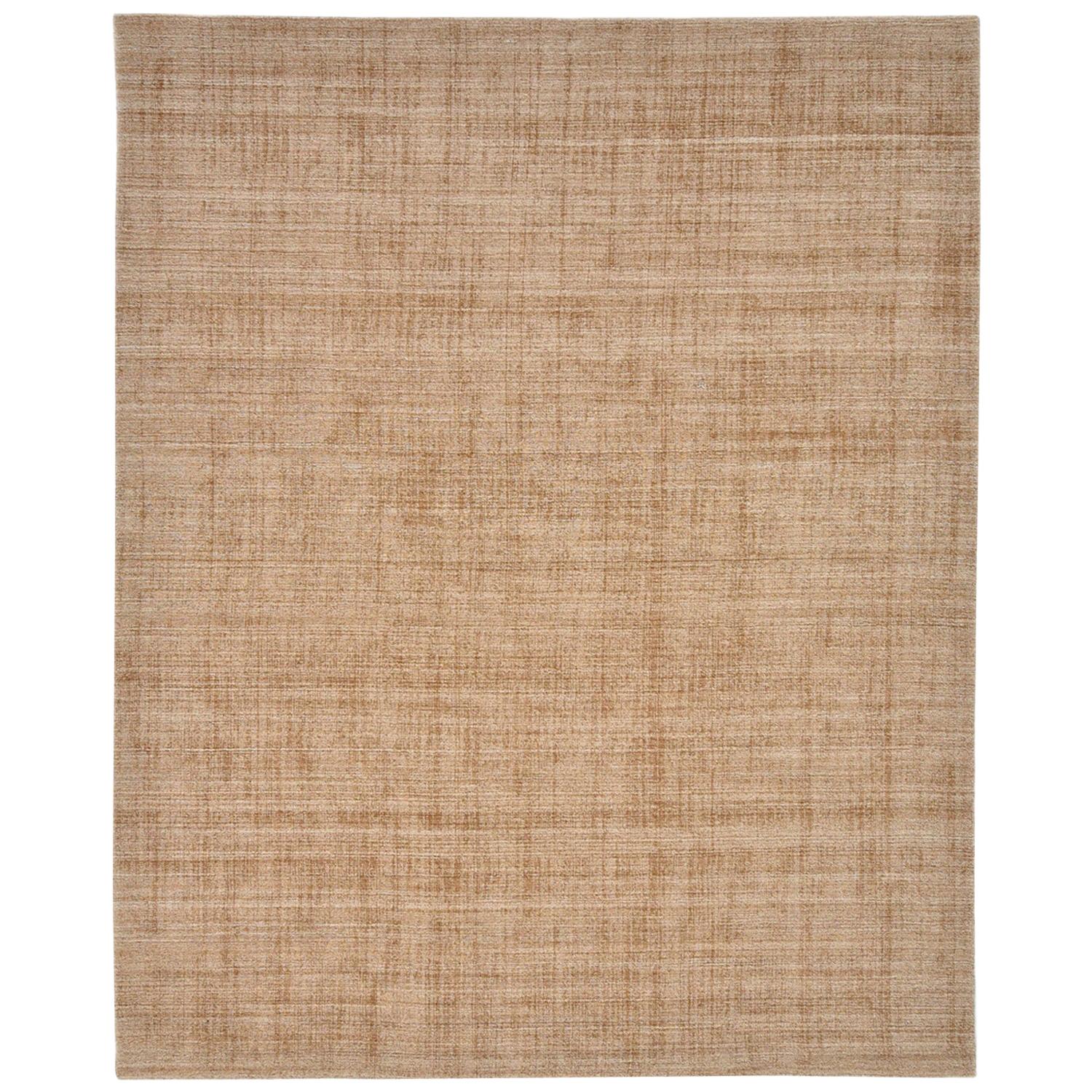 Indischer, handgefertigter, zeitgenössischer, moderner Teppich