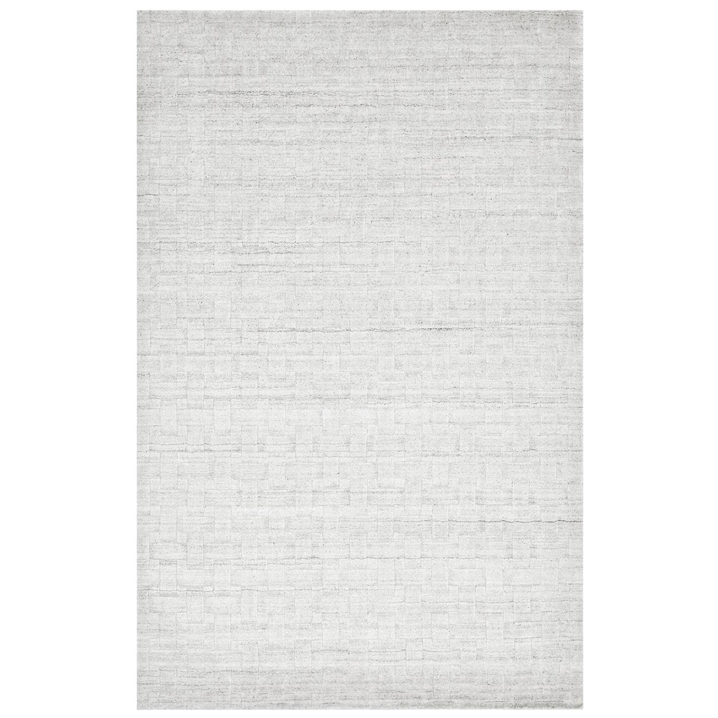 Indian Made Handmade Contemporary Modern Area Rug For Sale