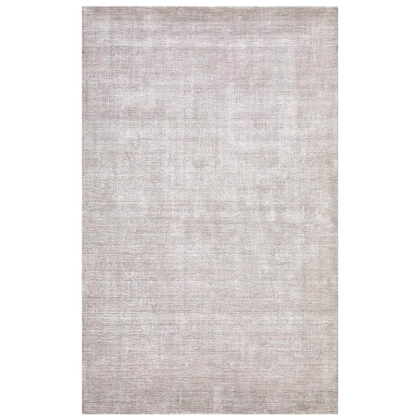 Indian Made Handmade Contemporary Solid Area Rug