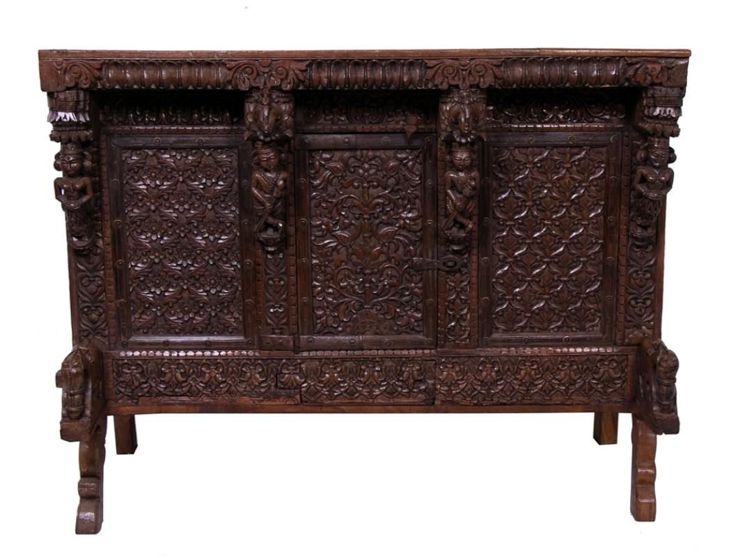 Un mobile indiano della dote Manjus, originario del Gujarat, spesso regalato per le nozze.