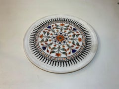 Indian Marble and Inlaid Charger