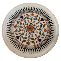 Indian Marble and Inlaid Charger