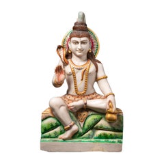 Indian marble Shiva statue from India