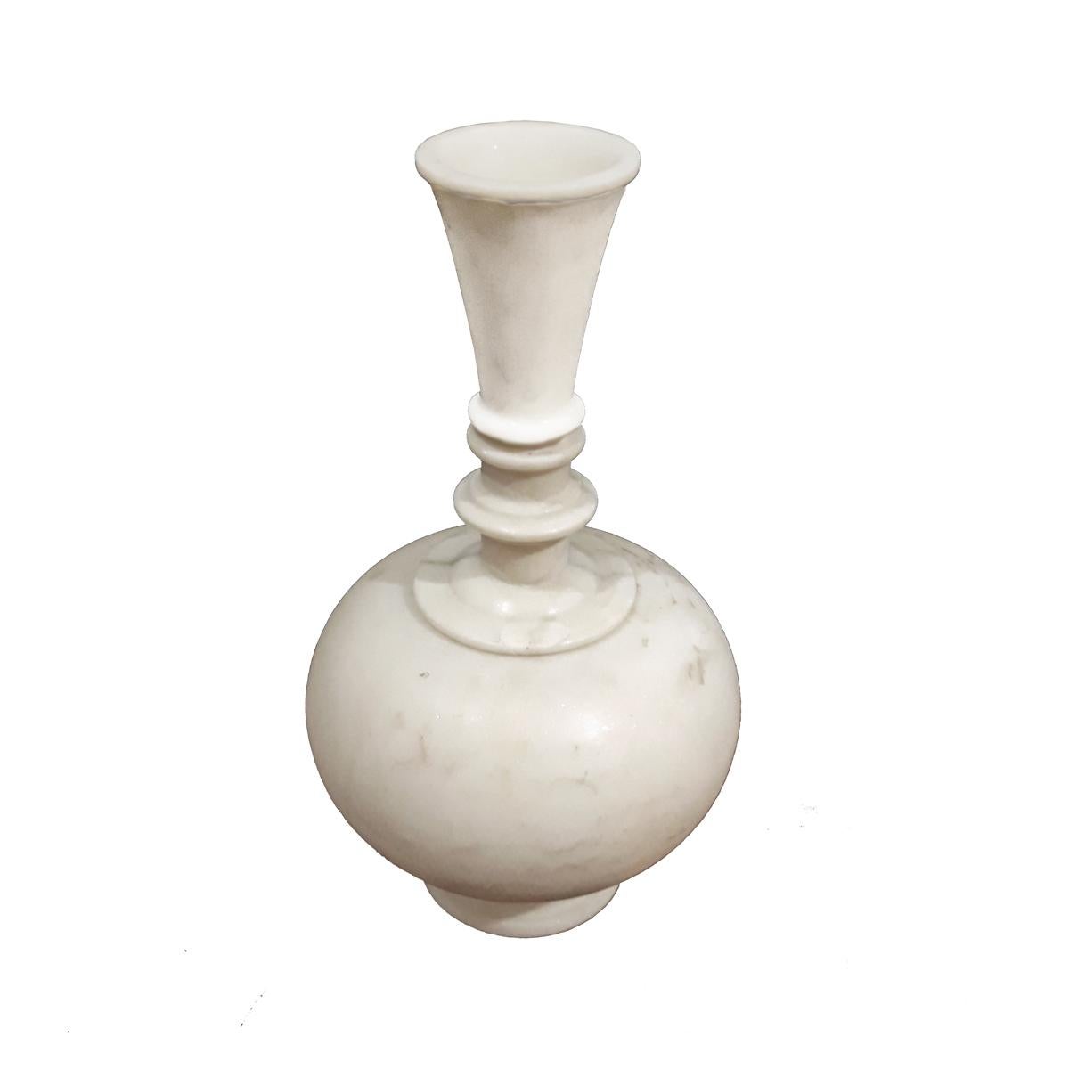 Late 20th Century Indian Marble Vessel, Small