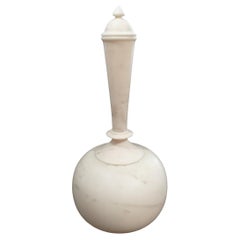 Indian Marble Vessel, with Cap